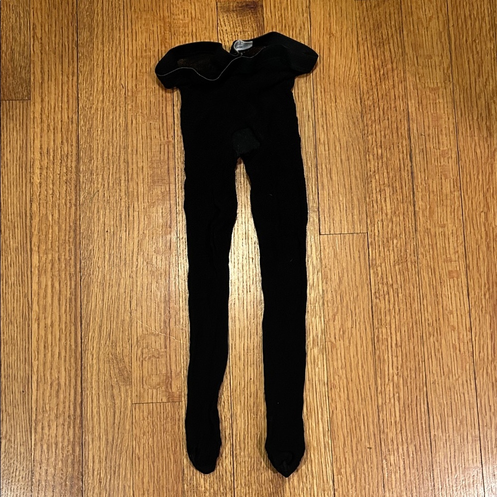 Ellen Tracy Black Fishnet Stockings Size Small